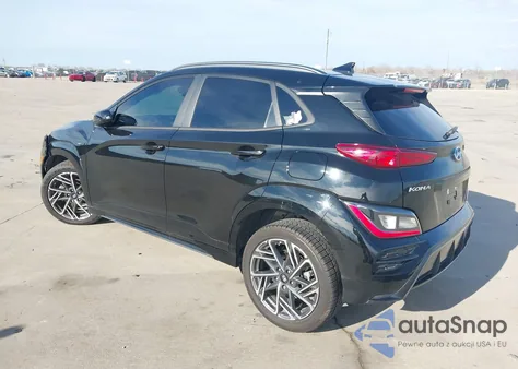 2022 Hyundai Kona N Line z USA, uszkodzony, nr VIN KM8K3CA34NU869853